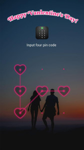 اسکرین شات 1 برنامه AppLock - Valentines