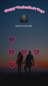 اسکرین شات برنامه AppLock - Valentines 1