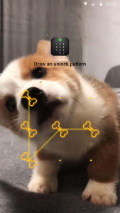 اسکرین شات 1 برنامه AppLock Live Theme - Corgi
