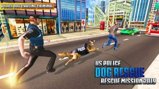 اسکرین شات برنامه US Police Dog City Crime Mission 8