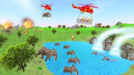 اسکرین شات برنامه Animal Rescue Game Robot Games 2