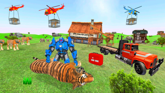اسکرین شات برنامه Animal Rescue Game Robot Games 1