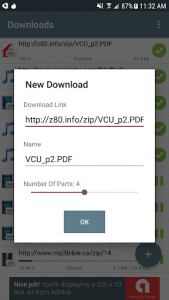 اسکرین شات برنامه Download Manager For Android 1