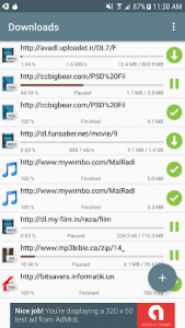 اسکرین شات برنامه Download Manager For Android 2