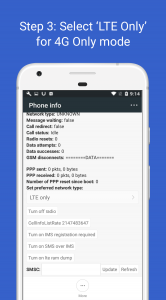 اسکرین شات 3 برنامه 4G LTE Only Mode