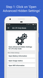 اسکرین شات برنامه 4G LTE Only Mode 1