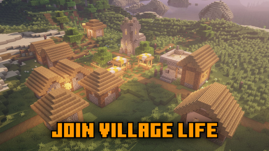 اسکرین شات برنامه Villages for MCPE Maps 1
