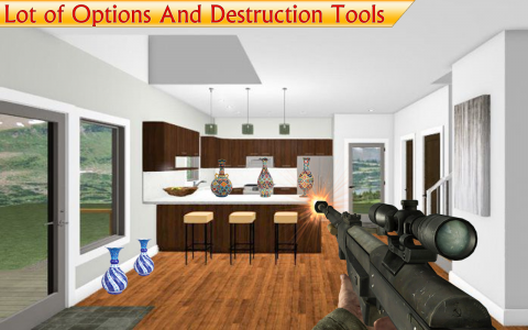 اسکرین شات 1 برنامه Destroy the House - Home Game