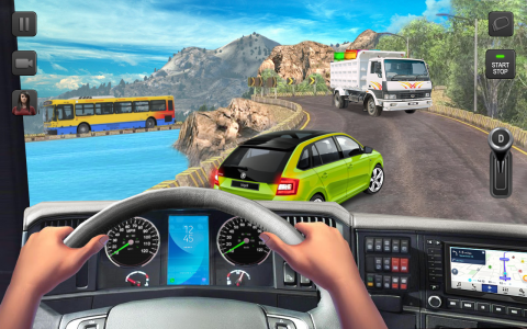 اسکرین شات برنامه Euro Truck Simulator 3D 2