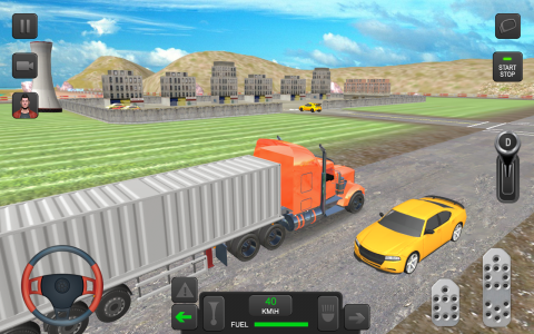 اسکرین شات برنامه Euro Truck Simulator 3D 4