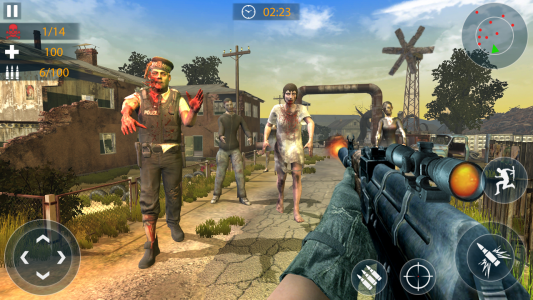 اسکرین شات بازی Zombie Shooting Games 2