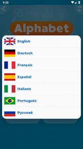 اسکرین شات بازی Alphabet - Learn and Play with 7 languages 8