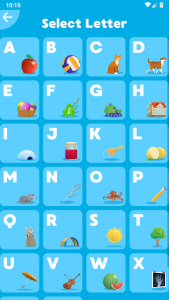 اسکرین شات بازی Alphabet - Learn and Play with 7 languages 2