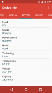 اسکرین شات برنامه Device Info 6