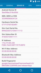 اسکرین شات برنامه Device Info 3
