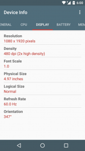 اسکرین شات برنامه Device Info 5