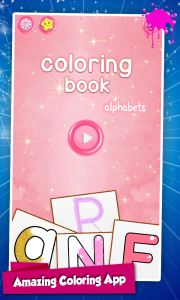 اسکرین شات برنامه Alphabets Coloring book 1