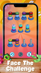 اسکرین شات 5 بازی Nuts Bolts Sort - Earn Money