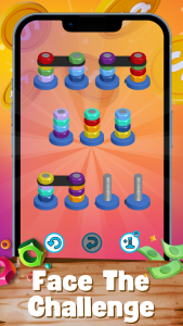 اسکرین شات 5 بازی Nuts Bolts Sort - Earn Money