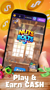 اسکرین شات 1 بازی Nuts Bolts Sort - Earn Money