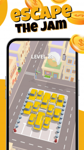 اسکرین شات 4 بازی Parking Escape Jam - Earn Cash
