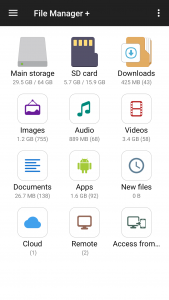 اسکرین شات برنامه File Manager 1