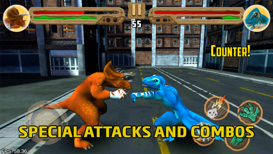 اسکرین شات بازی Dinosaurs Fighters 1