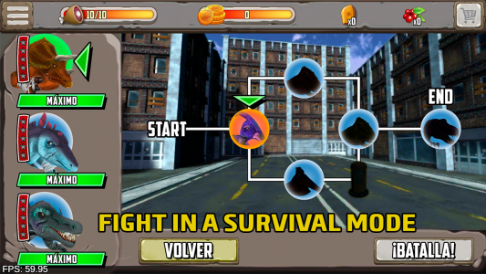 اسکرین شات بازی Dinosaurs Fighters 5