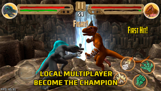 اسکرین شات بازی Dinosaurs Fighters 3