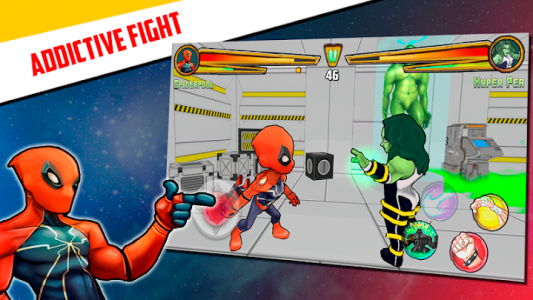 اسکرین شات بازی Superheroes League - Free fighting games 4