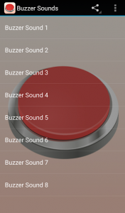 اسکرین شات برنامه Buzzer Sounds 1