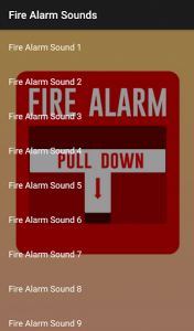 اسکرین شات برنامه Prank Fire Alarm Sounds 1