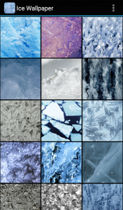 اسکرین شات برنامه Ice Wallpaper 2