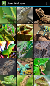 اسکرین شات برنامه Lizard Wallpaper 2