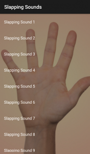 اسکرین شات برنامه Slapping Sounds 1