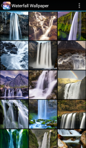 اسکرین شات برنامه Waterfall Wallpaper 1
