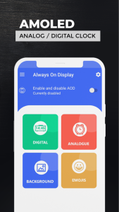 اسکرین شات 5 برنامه Always on Display Amoled Clock