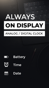 اسکرین شات برنامه Always on Display Amoled Clock 1