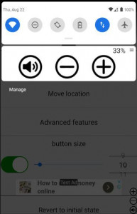 اسکرین شات 3 برنامه Always visible volume button