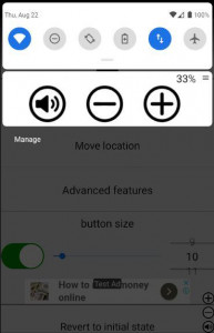 اسکرین شات برنامه Always visible volume button 3