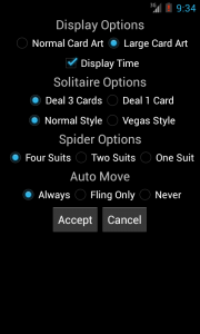 اسکرین شات 3 بازی Solitaire