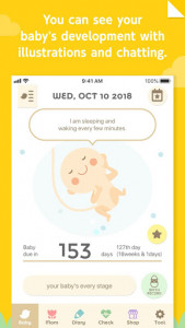 اسکرین شات برنامه 280days: Pregnancy Diary 3