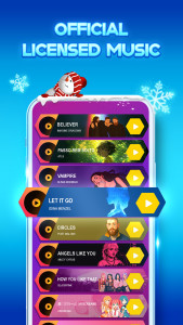 اسکرین شات 2 بازی Tiles Hop Music & Ball Game