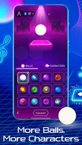 اسکرین شات 3 بازی Tiles Hop Music & Ball Game