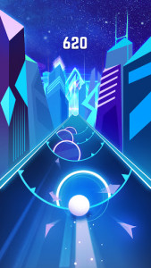 اسکرین شات بازی Beat Roller - Music ball race 4