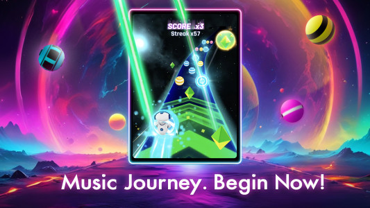 اسکرین شات 8 بازی Dancing Road: Color Ball Run!
