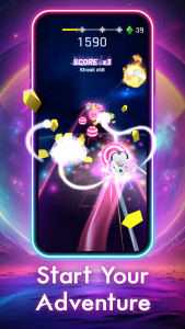 اسکرین شات 3 بازی Dancing Road: Color Ball Run!