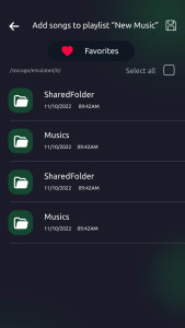 اسکرین شات 8 برنامه Music player