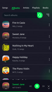 اسکرین شات برنامه Music player 4