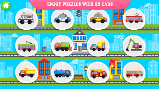 اسکرین شات بازی Car Puzzles for Kids 2